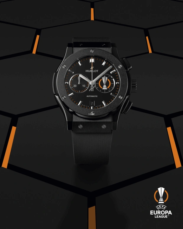 Hublot,Classic Fusion 42mm,42mm,Ceramic,Black,Automatic,Chronograph,Sapphire,541,541.CM.1479.RX.UEL23