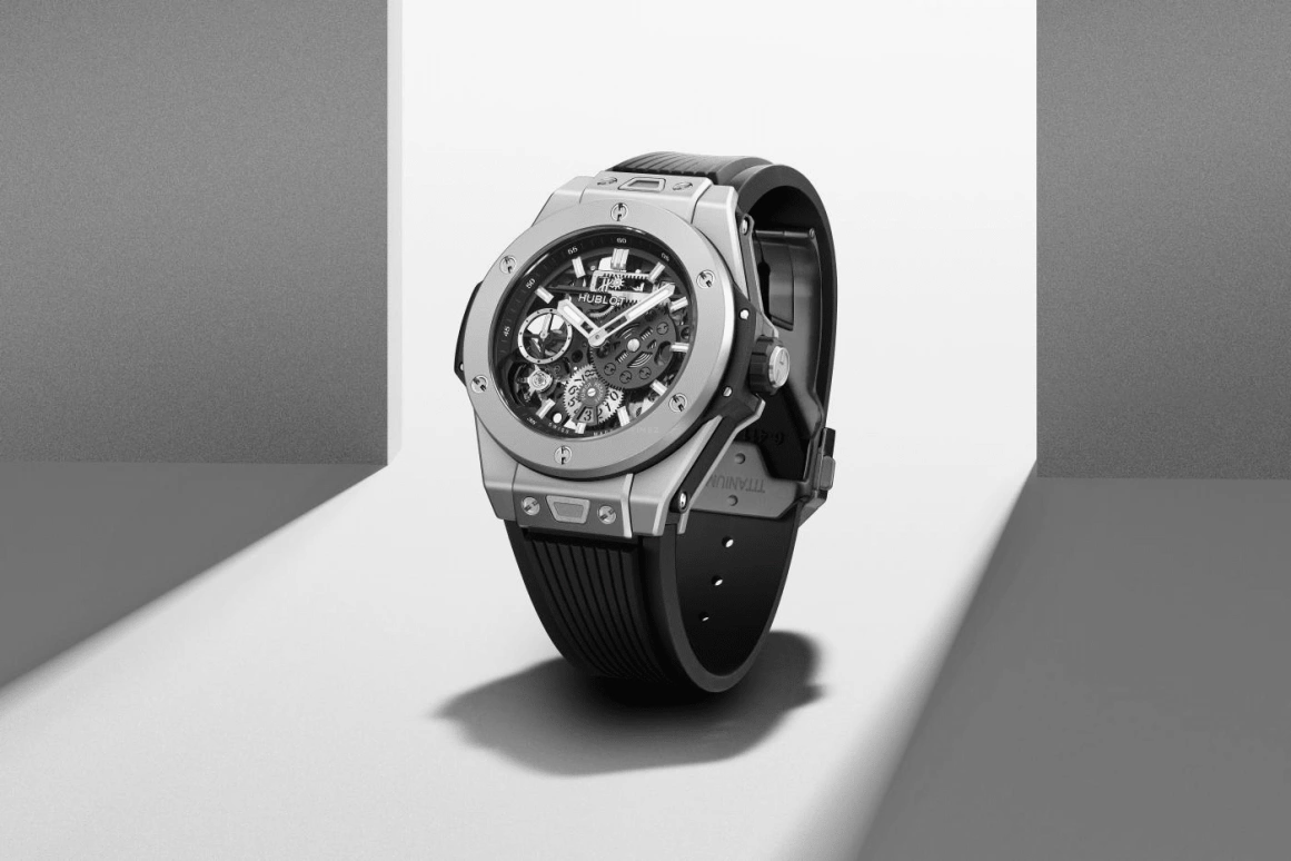 Hublot,Big Bang 45mm,45mm,Titanium Gold,Black,Handwound,240hours,In-house Caliber,414,414.NI.1123.RX