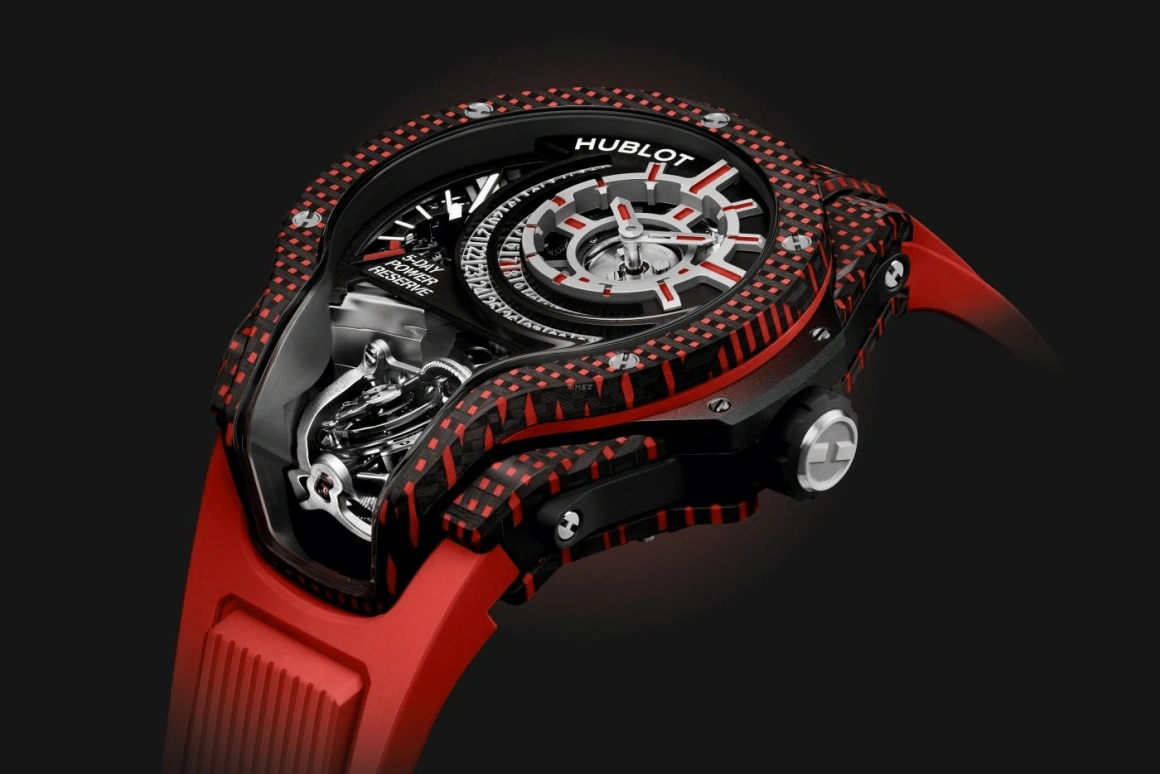 Hublot,MP 49mm,49mm,Carbon,White,Black,Red,120hours,In-house Caliber,Sapphire,909,909.QDR.1120.RX