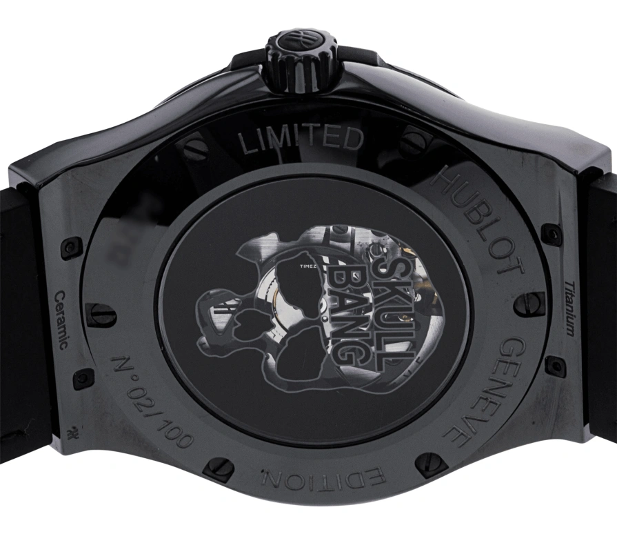 Hublot,Classic Fusion 45mm,45mm,Ceramic,Black,Automatic,Day,Sapphire,Crystal Glass,511,511.CM.1110.VR.PIC12