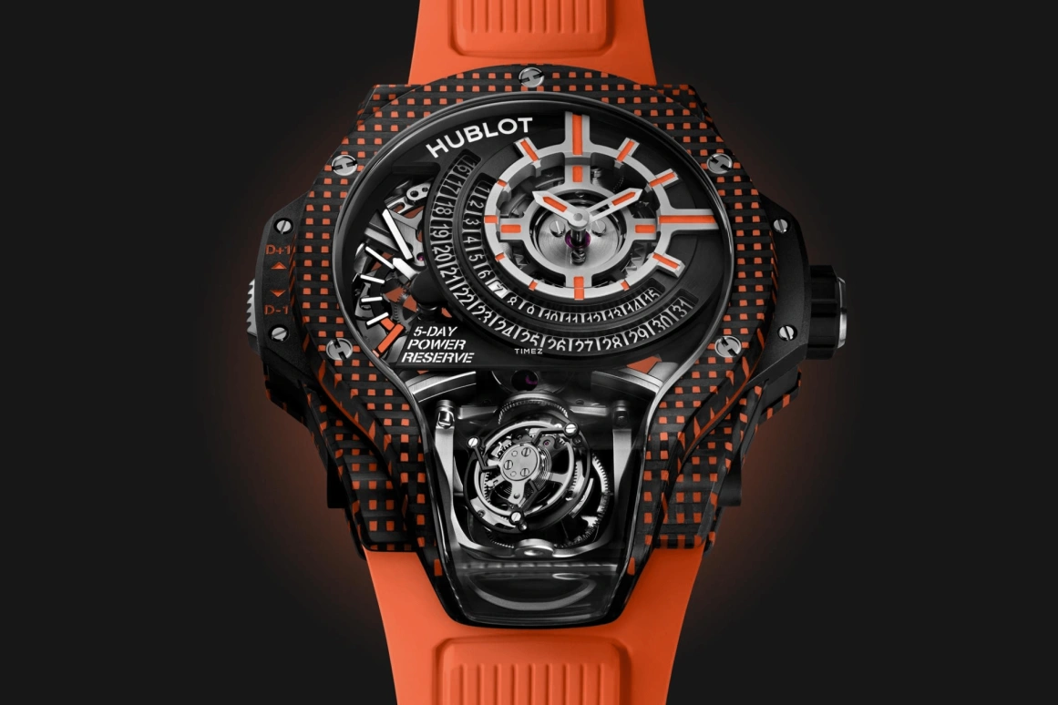 Hublot,MP 49mm,49mm,Carbon,Black,Power Reserve Indicator,Tourbillon,Sapphire,909,909.QDO.1120.RX