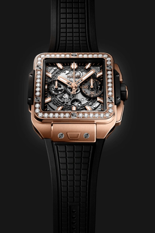 Hublot,Square Bang 42mm,42mm,KING GOLD,Skeleton,Chronograph,Day,Flyback,821,821.OX.0180.RX.1204