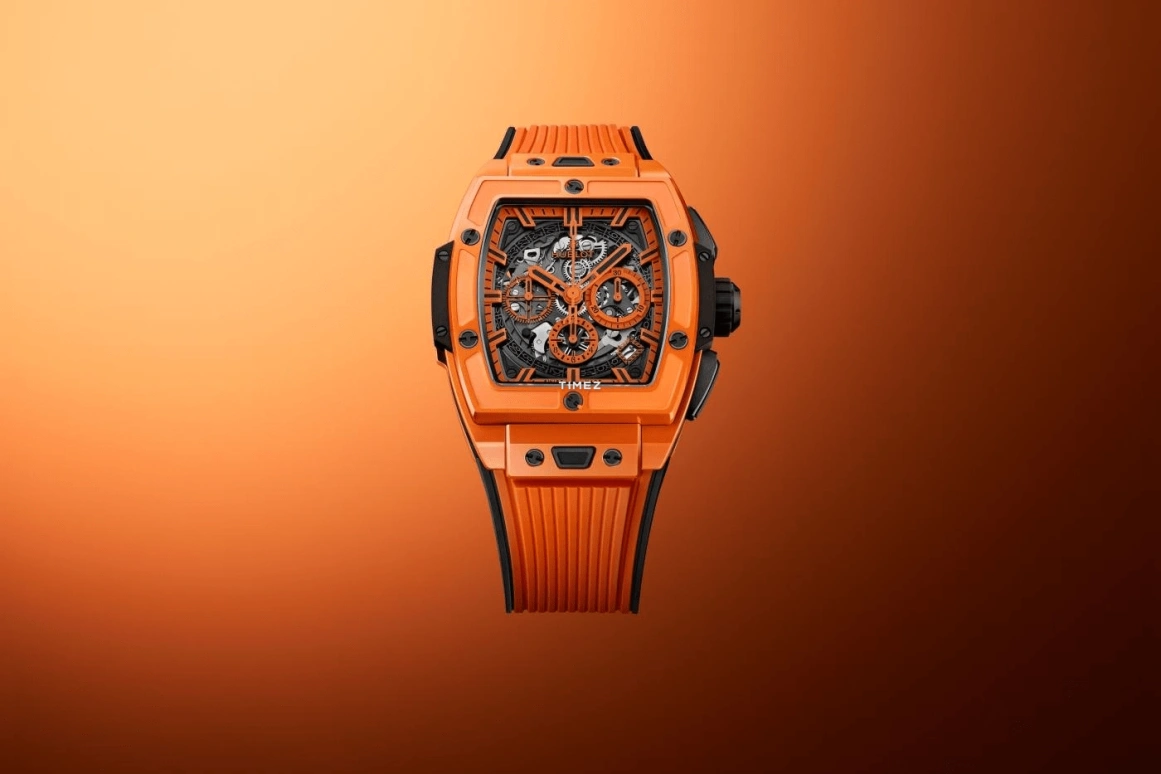 Hublot,Big Bang 42mm,42mm,Ceramic,Orange,Automatic,Chronograph,Day,642,642.CU.0110.RX