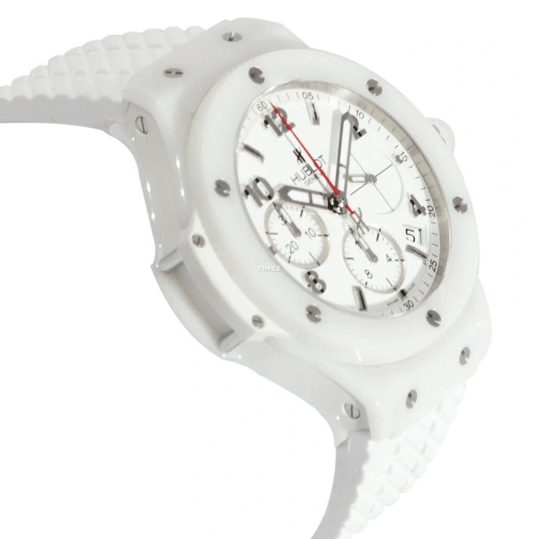 Hublot,Big Bang 41mm,41mm,Ceramic,White,Automatic,Chronograph,Day,341,341.CH.230.RW