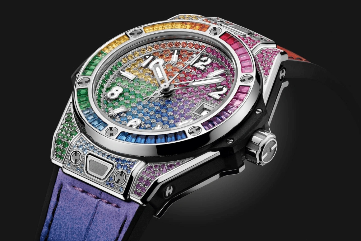 Hublot,Big Bang 33mm,33mm,Stainless Steel,Sapphire,Crystal,Multi-Color,Automatic,40hours,In-house Caliber,485,485.SX.9900.LR.0999