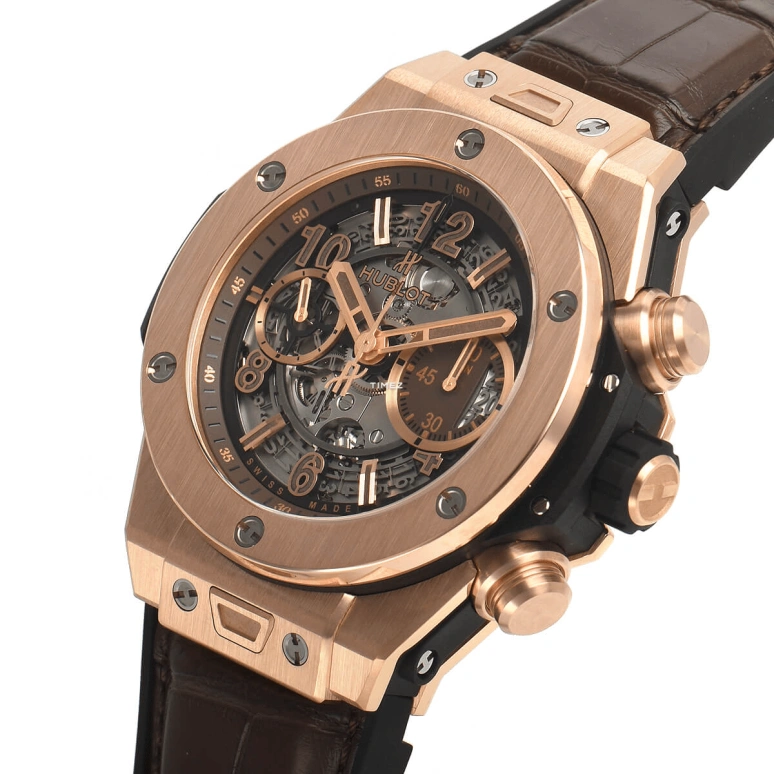 Hublot,Big Bang 45mm,45mm,Rose Gold,Skeleton,Automatic,Chronograph,Day,411,411.OX.3180.LR