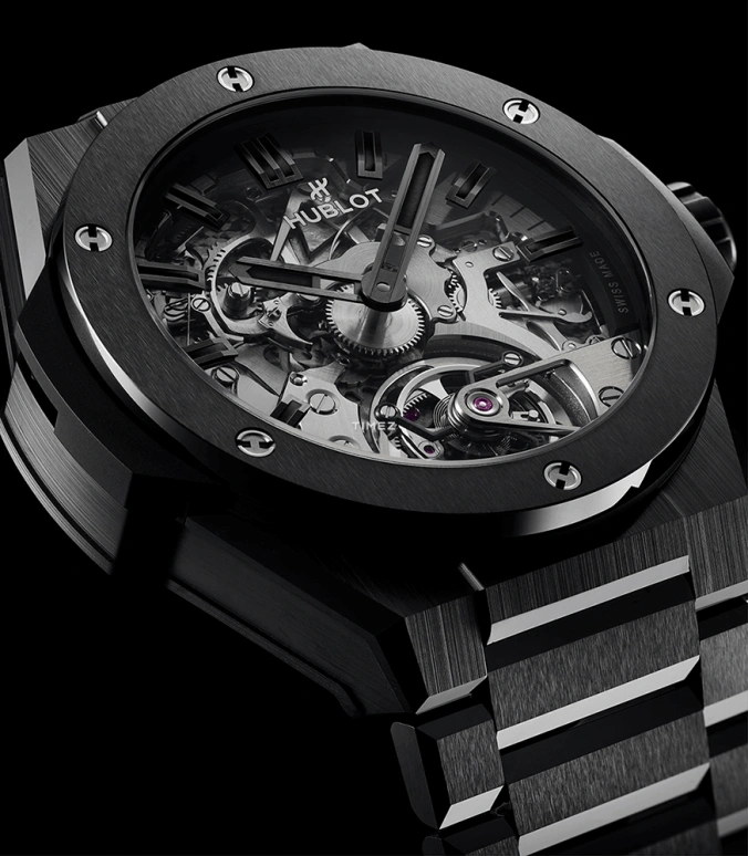 Hublot,Big Bang 43mm,43mm,Ceramic,Black,Handwound,Tourbillon,Minute Repeater,458,458.CX.1170.CX.YOS
