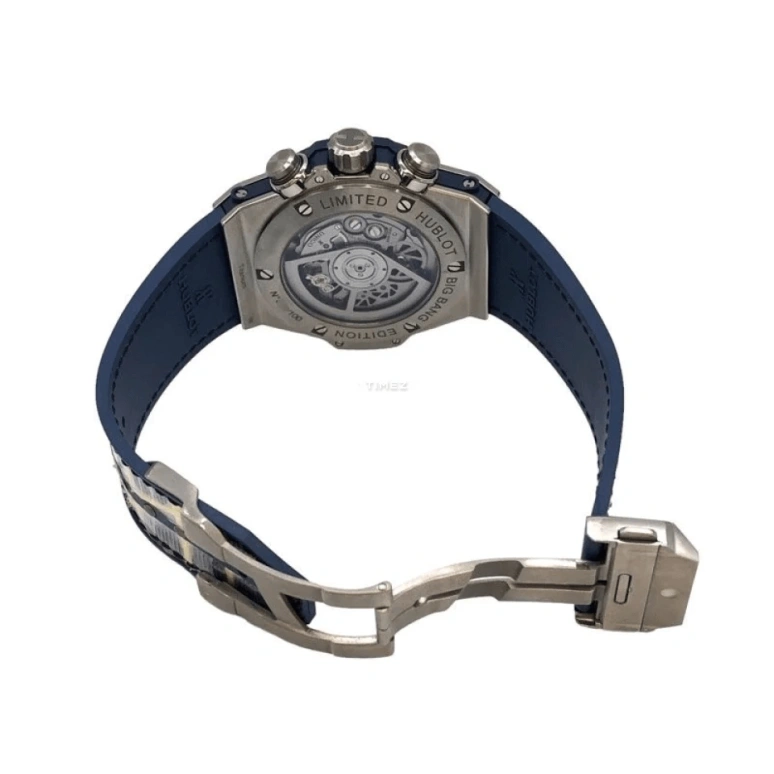 Hublot,Big Bang 45mm,45mm,Titanium Gold,Blue,Automatic,Chronograph,Day,Flyback,Retrograde,72hours,In-house Caliber,411,411.NQ.5129.NR.ITI19