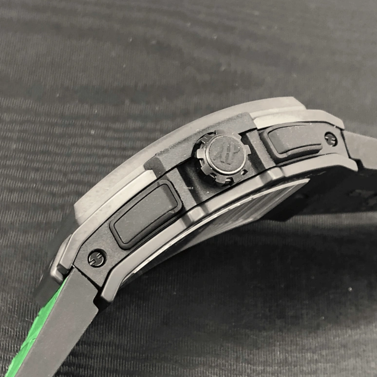 Hublot,Big Bang 45mm,45mm,Ceramic,Titanium Gold,Black,Green,Automatic,Chronograph,Day,601,601.CG.0190.LR