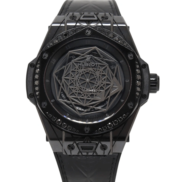 Hublot,Big Bang 39mm,39mm,Ceramic,Black,Automatic,50hours,In-house Caliber,465,465.CS.1114.VR.1200.MXM18