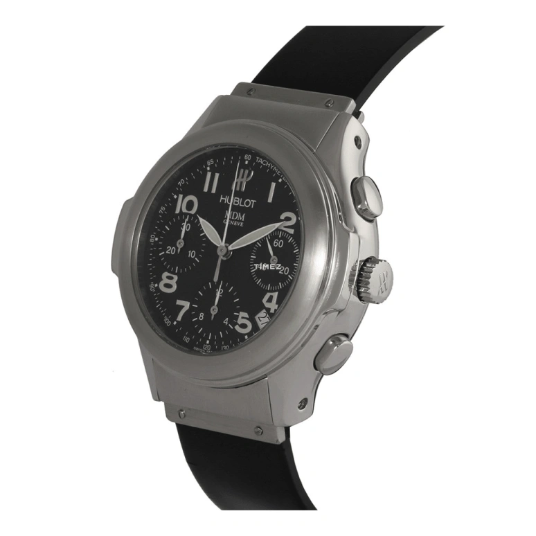 Hublot,Other 40mm,40mm,Stainless Steel,Black,Automatic,Chronograph,Day,1810,1810.1