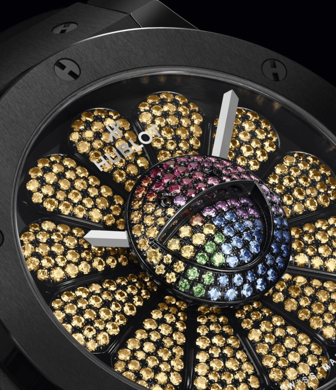 Hublot,Classic Fusion 45mm,45mm,Ceramic,Orange,Yellow,Multi-Color,Automatic,Sapphire,Round,507,507.CX.9012.RX.TAK23