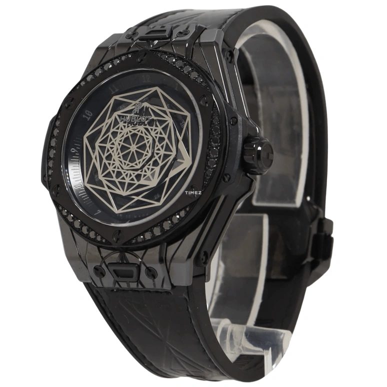 Hublot,Big Bang 39mm,39mm,Ceramic,Black,Automatic,50hours,In-house Caliber,465,465.CS.1114.VR.1200.MXM18
