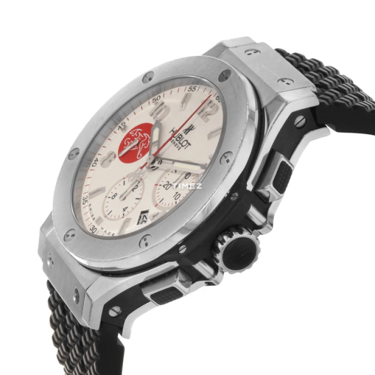Hublot,Big Bang 44mm,44mm,Stainless Steel,White,Automatic,Chronograph,Day,301,301.SX.230.RX.ASF02