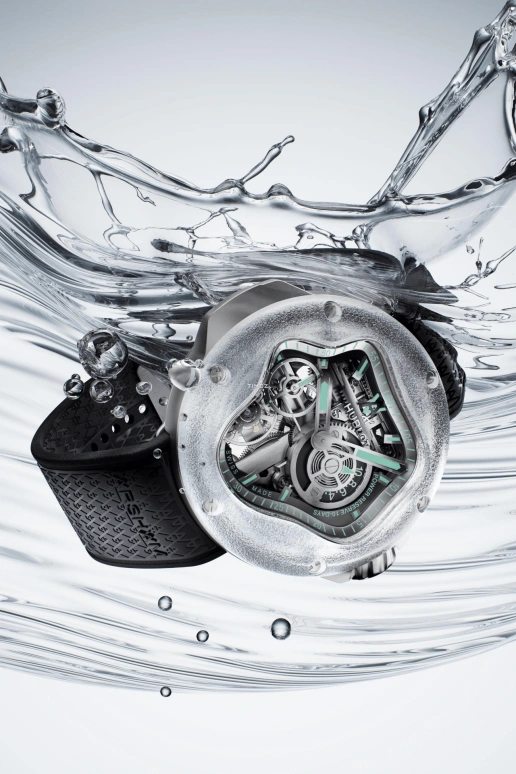 Hublot,MP 42mm,42mm,Titanium,Sapphire,Silver,Handwound,Power Reserve Indicator,240hours,917,917.NJ.6909.RX