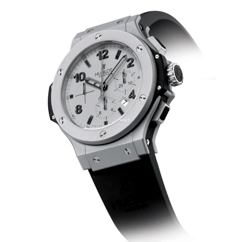 Hublot,Big Bang 44mm,44mm,Platinum,White,Automatic,Chronograph,Day,301,301.TI.450.RX
