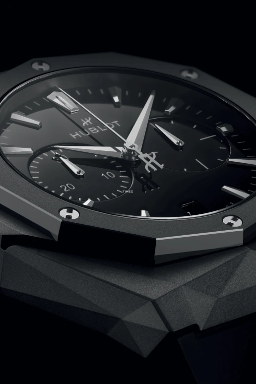 Hublot,Classic Fusion 41mm,41mm,Ceramic,Black,Automatic,Chronograph,Day,549,549.CI.1270.RX.ORL24