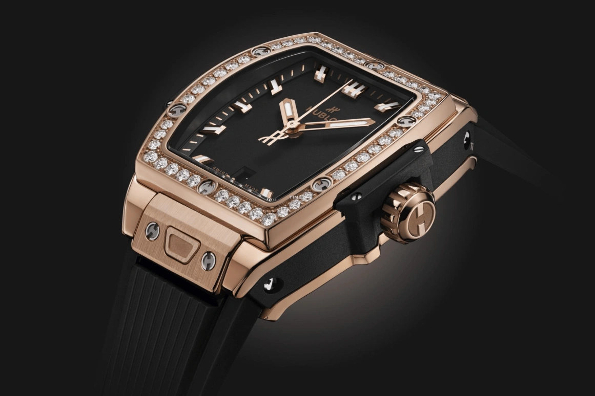 Hublot,Spirit of Big Bang 32mm,32mm,KING GOLD,Black,Day,Sapphire,Rectangular,682,682.OX.1180.RX.1204