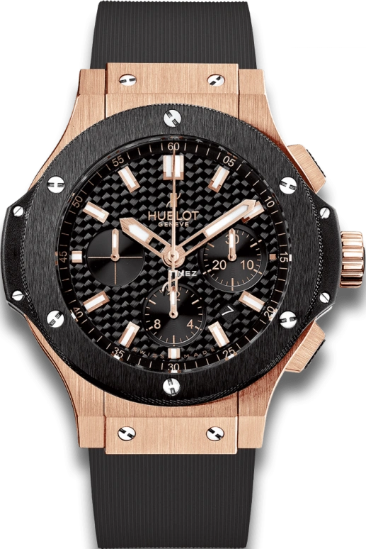 Hublot,Big Bang 44mm,44mm,Rose Gold,Black,Automatic,42hours,In-house Caliber,301,301.PM.1780.PM