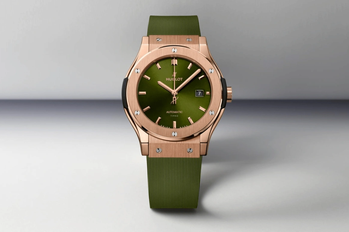 Hublot,Classic Fusion 42mm,42mm,KING GOLD,Green,Automatic,42hours,In-house Caliber,542,542.OX.8980.RX