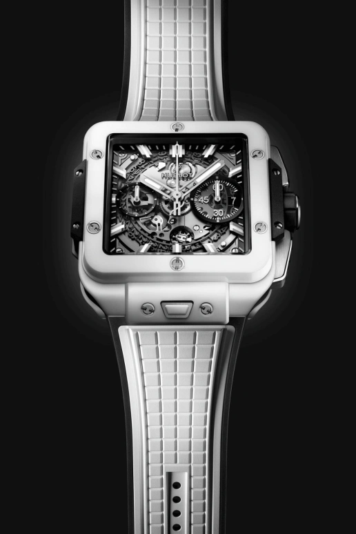 Hublot,Square Bang 42mm,42mm,Ceramic,Skeleton,Chronograph,Day,Flyback,821,821.HX.0170.RX
