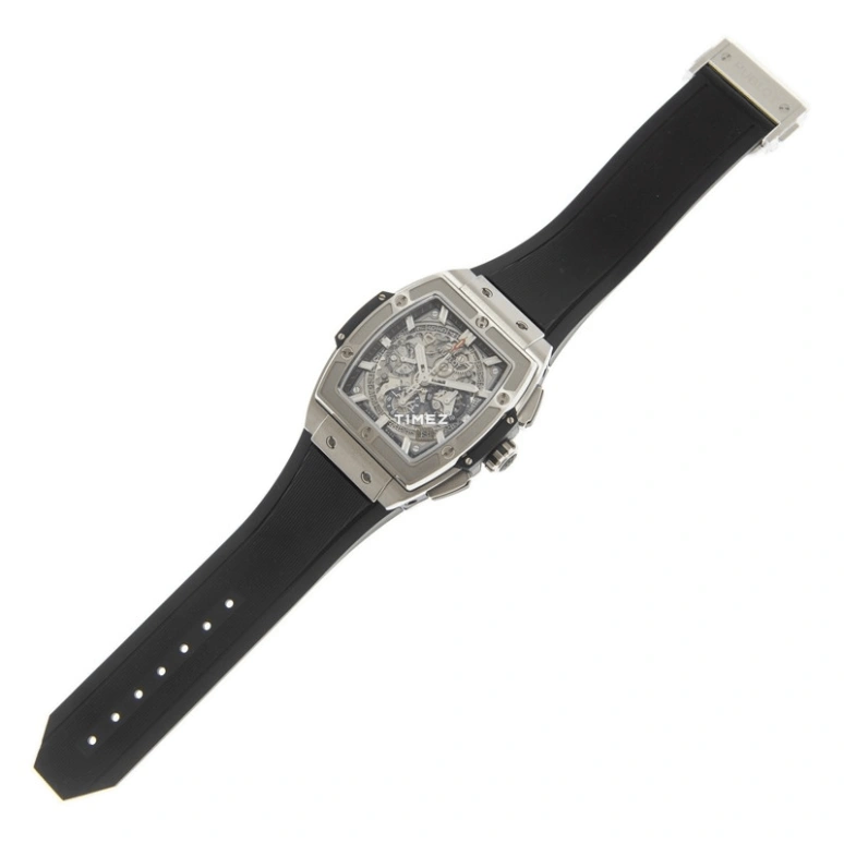 Hublot,Big Bang 42mm,42mm,Titanium,Silver,Skeleton,Automatic,Chronograph,Day,641,641.NX.0173.RX