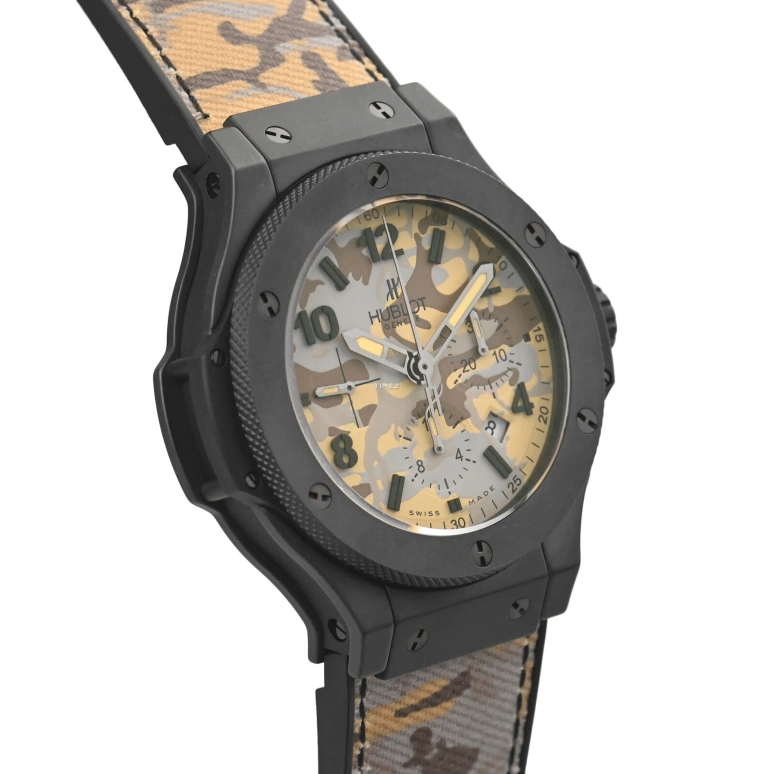 Hublot,Big Bang 44mm,44mm,Ceramic,Titanium Gold,Skeleton,Automatic,Chronograph,Day,301,301.CI.8710.NR