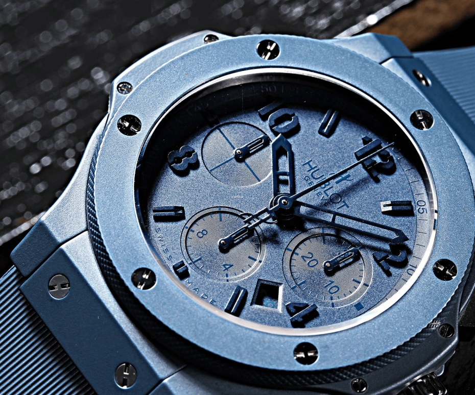 Hublot,Big Bang 44mm,44mm,Titanium,Ceramic,Black,Automatic,Chronograph,Day,301,301.EL.5190.RB
