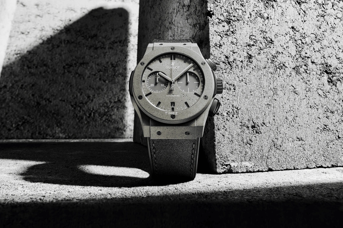 Hublot,Classic Fusion 45mm,45mm,Composite Concrete,Grey,Automatic,Chronograph,Day,521,521.XC.3604.NR.NYC20