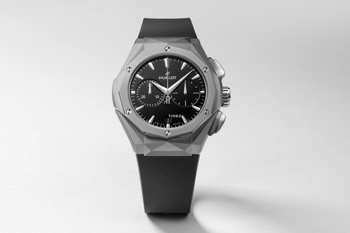 Hublot,Classic Fusion 41mm,41mm,Titanium,Black,Chronograph,Day,Sapphire,Crystal Glass,549,549.NI.1270.RX.ORL23