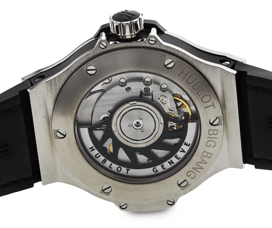 Hublot,Big Bang 38mm,38mm,Stainless Steel,Black,Automatic,42hours,In-house Caliber,365,365.SM.1770.LR