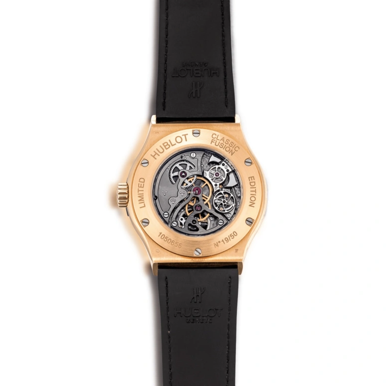 Hublot,Classic Fusion 45mm,45mm,KING GOLD,Titanium Gold,Grey,Skeleton,Handwound,Tourbillon,Minute Repeater,504,504.OX.0180.LR