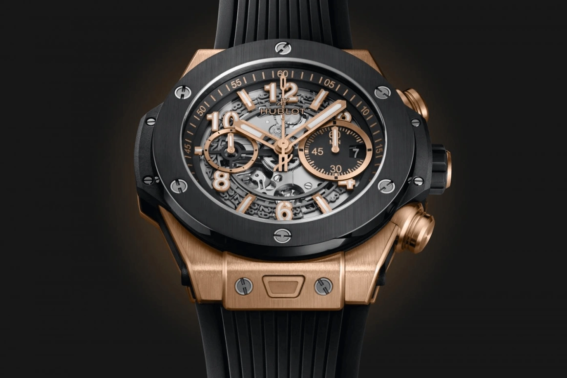 Hublot,Big Bang 44mm,44mm,KING GOLD,Black,Automatic,72hours,In-house Caliber,421,421.OM.1180.RX