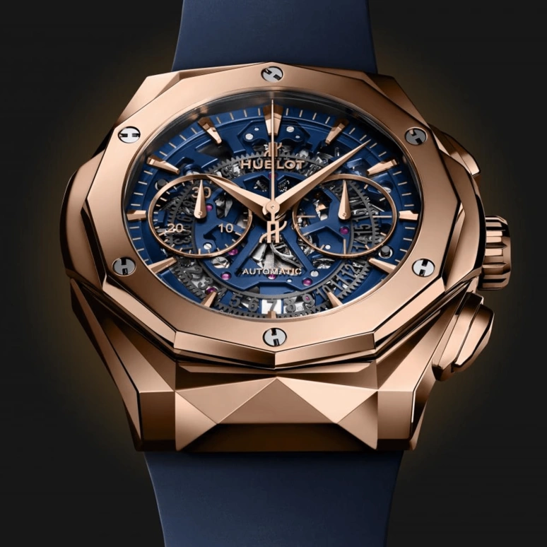 Hublot,Classic Fusion 45mm,45mm,KING GOLD,Skeleton,Automatic,Chronograph,Day,525,525.OX.5180.RX.ORL21