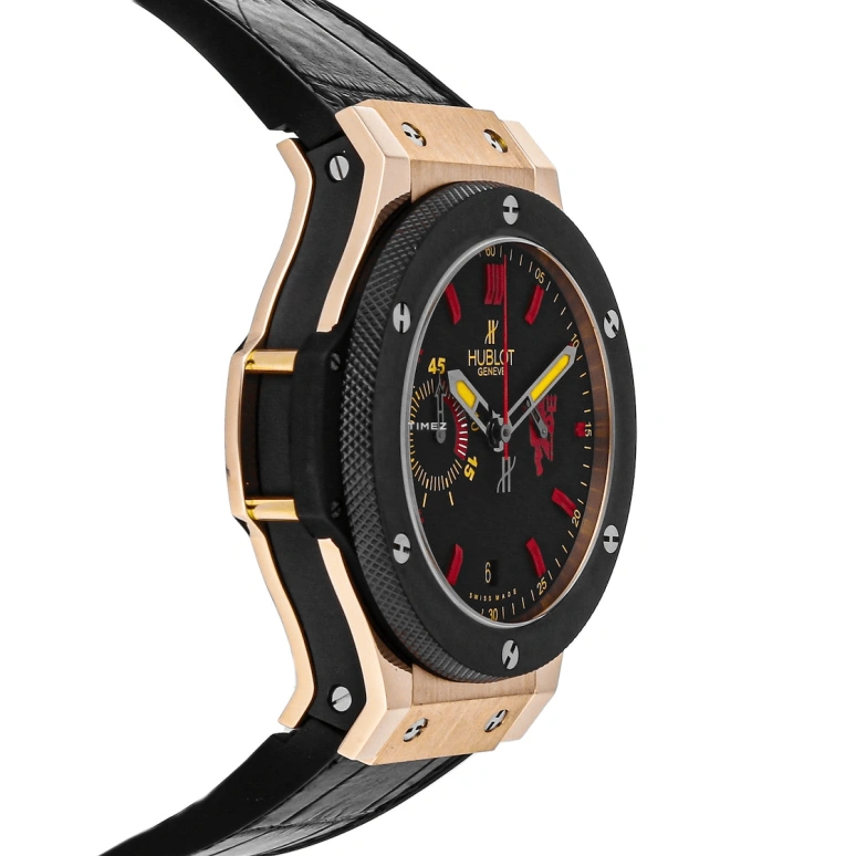 Hublot,Big Bang 44mm,44mm,Rose Gold,Black,Quartz,Chronograph,Day,318,318.PM.1190.LR.MAN09