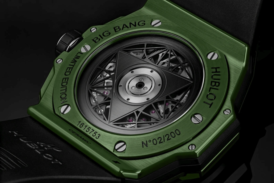 Hublot,Big Bang 45mm,45mm,Ceramic,Green,Black,Automatic,Chronograph,72hours,418,418.GX.5207.RX.MXM22