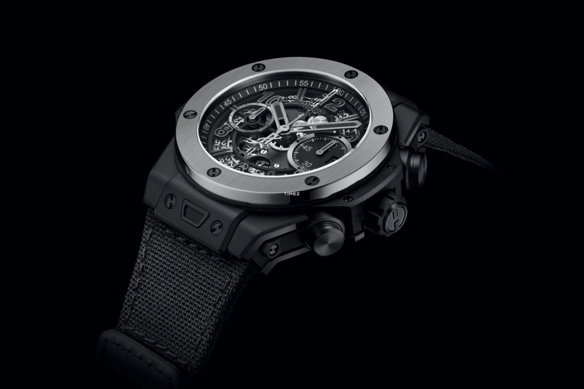 Hublot,Big Bang 42mm,42mm,Ceramic,Black,Skeleton,Automatic,Chronograph,Day,Flyback,Column Wheel,72hours,In-house Caliber,441,441.CK.1140.NR.HEC24