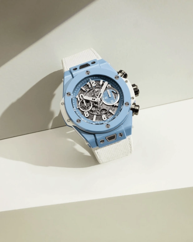 Hublot,Big Bang 45mm,45mm,Ceramic,Blue,Automatic,Chronograph,Day,Flyback,Retrograde,72hours,In-house Caliber,411,411.EX.5120.NR