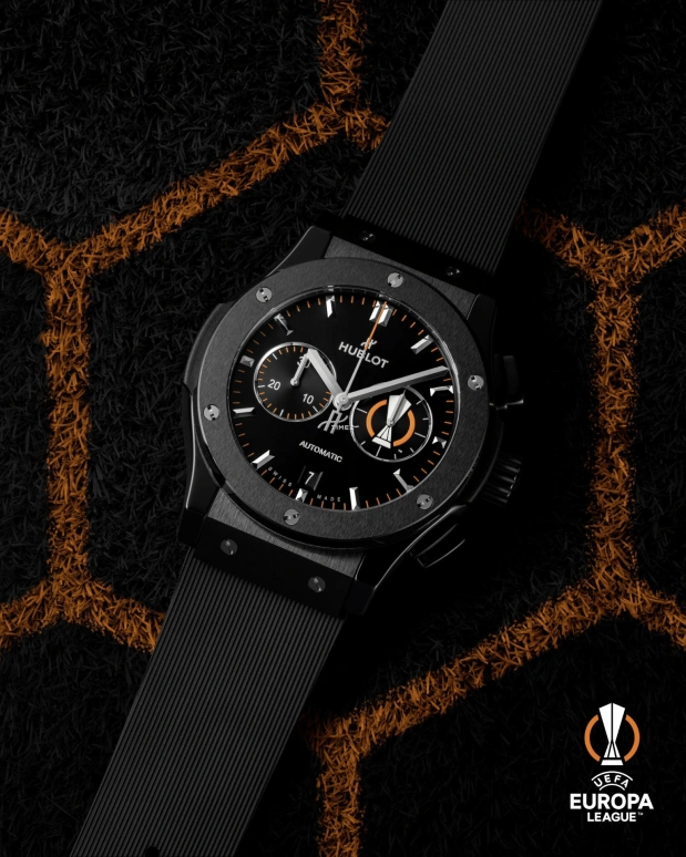 Hublot,Classic Fusion 42mm,42mm,Ceramic,Black,Automatic,Chronograph,Sapphire,541,541.CM.1479.RX.UEL23