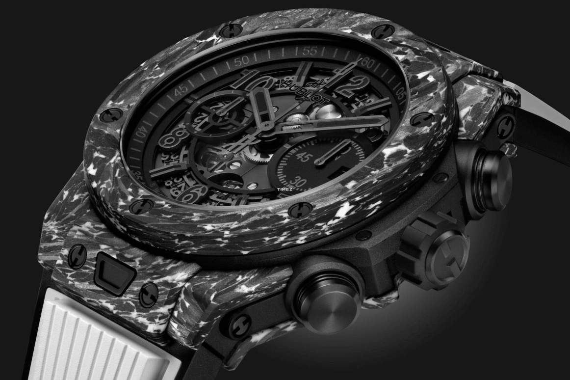 Hublot,Big Bang 44mm,44mm,Carbon,Black,Automatic,Chronograph,Day,Flyback,421,421.QW.1110.RX.JPN