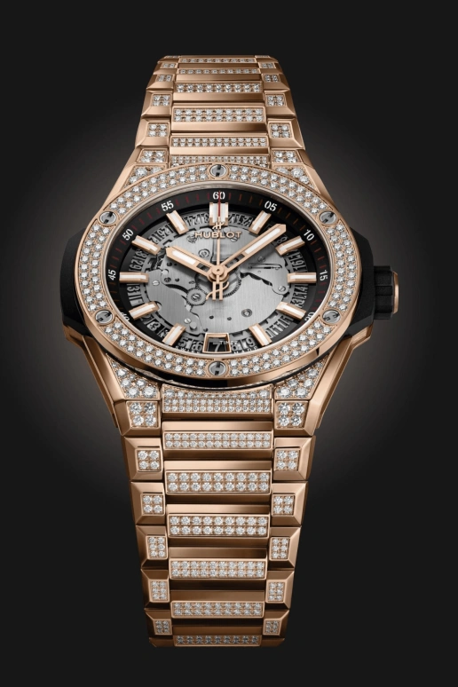 Hublot,Big Bang 40mm,40mm,KING GOLD,Grey,Day,Sapphire,Crystal Glass,Round,456,456.OX.0180.OX.3704