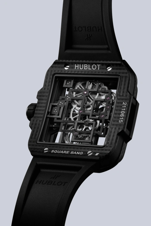 Hublot,Big Bang 42x42mm,42x42mm,Carbon,See-through,Automatic,Power Reserve Indicator,Tourbillon,805,805.QD.0170.RX