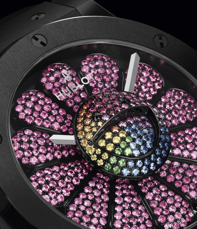 Hublot,Classic Fusion 45mm,45mm,Ceramic,Multi-Color,Pink,Automatic,Sapphire,Round,507,507.CX.9003.RX.TAK23