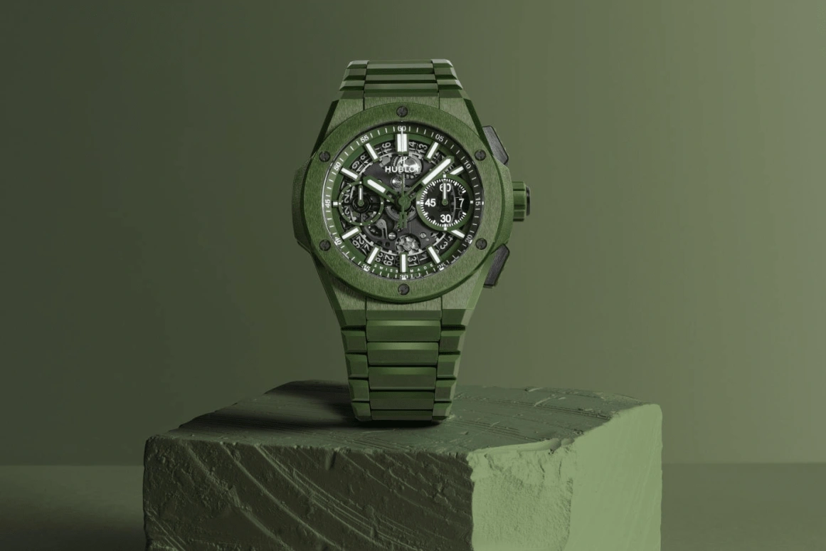 Hublot,Big Bang 42mm,42mm,Ceramic,Green,Automatic,72hours,In-house Caliber,Novak Djokovic,451,451.GX.5220.GX