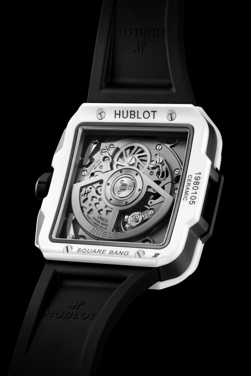 Hublot,Square Bang 42mm,42mm,Ceramic,Skeleton,Chronograph,Day,Flyback,821,821.HX.0170.RX