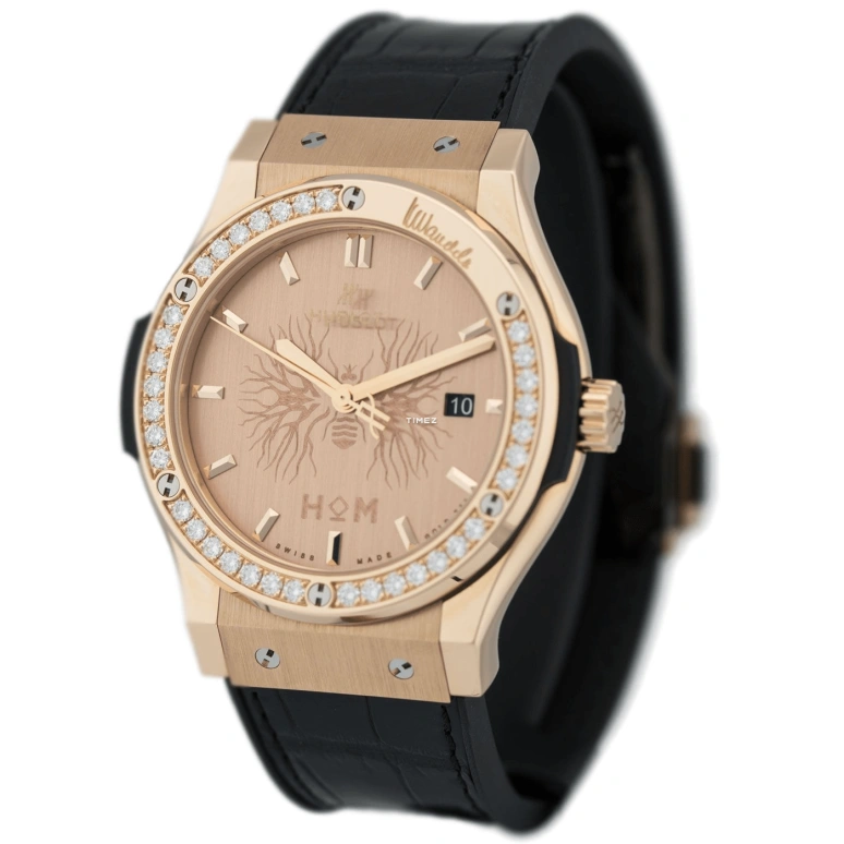 Hublot,Classic Fusion 42mm,42mm,KING GOLD,Rose,Rose Gold,Automatic,Day,Sapphire,Crystal Glass,542,542.OX.0200.LR.1204.MDL15