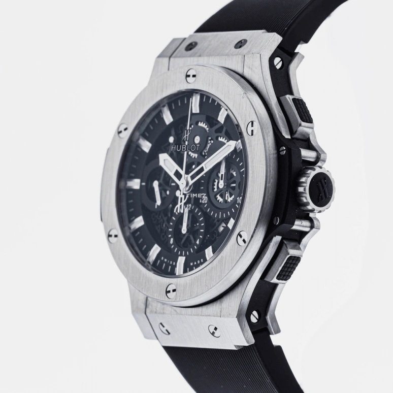Hublot,Big Bang 44mm,44mm,Stainless Steel,Black,Automatic,Chronograph,Day,311,311.SX.1170.RX