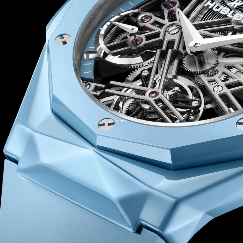 Hublot,Classic Fusion 45mm,45mm,Ceramic,Skeleton,Handwound,Power Reserve Indicator,Tourbillon,505,505.ES.5129.RX.ORL24