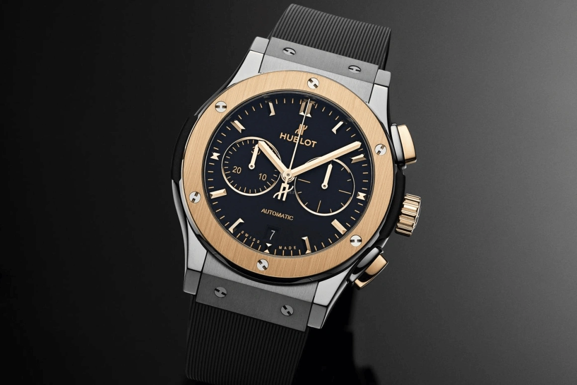 Hublot,Classic Fusion 42mm,42mm,Titanium Gold,Black,Automatic,42hours,In-house Caliber,541,541.NO.1181.RX