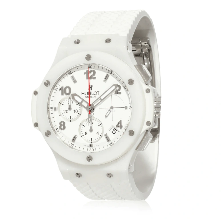 Hublot,Big Bang 41mm,41mm,Ceramic,White,Automatic,Chronograph,Day,341,341.CH.230.RW